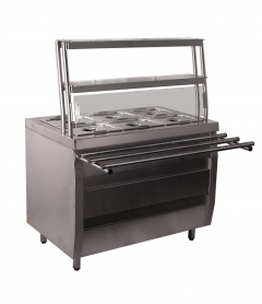 ПРИЛАВОК-ВИТРИНА ОХЛАЖДАЕМЫЙ ОТКРЫТЫЙ ЗПВО-15/7Н