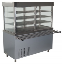 ПРИЛАВОК-ВИТРИНА ОХЛАЖДАЕМЫЙ ЗАКРЫТЫЙ ПВ-11/7